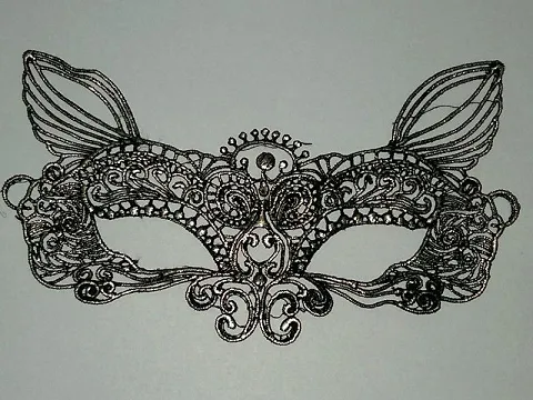 маска мереживна