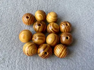 Намистини дерев'яні -12мм-0.5кг