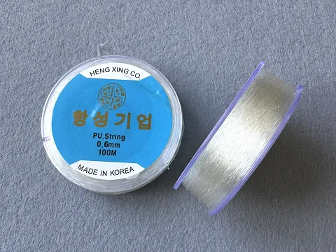 Силіконова (еластична) нитка резинка - 0.6 мм