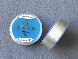 Силіконова (еластична) нитка резинка - 0.6 мм