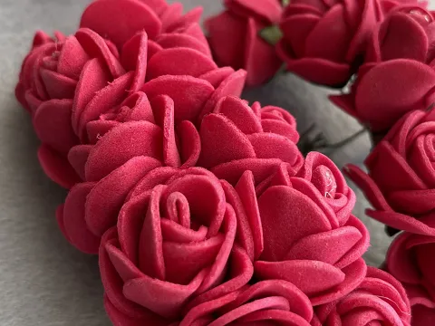 Троянди з фоамірана ø2-2,5см