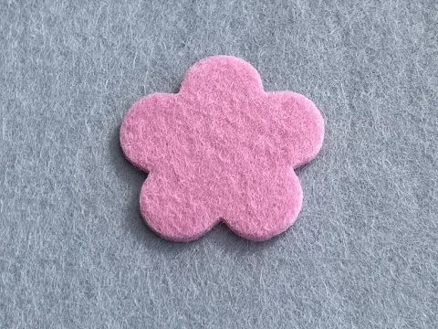 Аплікація з фетру <Квітка>