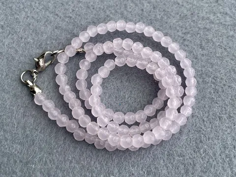 Кварц рожевий-4мм