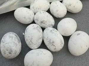 Пінопластові яйця - 1,5*1,8см -100шт