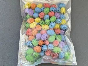 Пенопластовые яйца - 1,5*1,8см -100шт