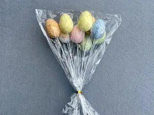 Пінопластові яйця декоровані