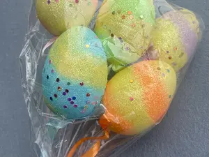 Пенопластовые яйца-декорированные