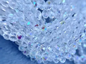 Кришталь Сфера (Рондель) - 6мм-10ниток