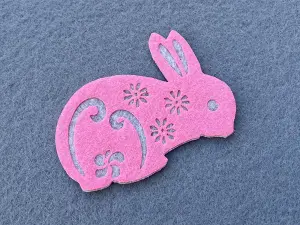 Аплікація з фетру <Заєць>