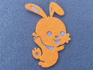 Аплікація з фетру <Заєць>