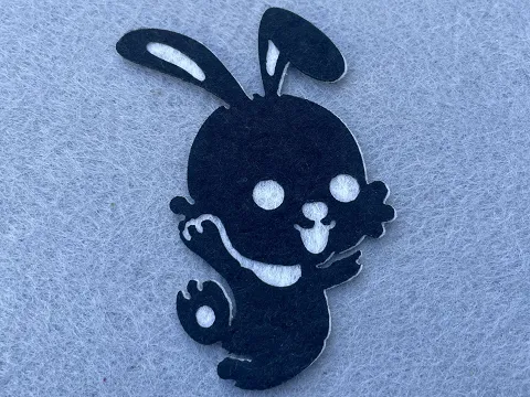 Аплікація з фетру <Заєць>