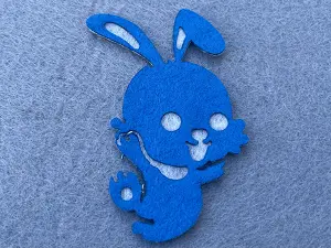 Аплікація з фетру <Заєць>