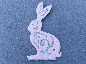 Аплікація з фетру <Заєць>