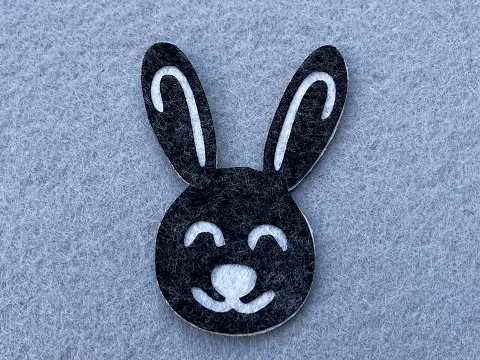 Аплікація з фетру <Заєць>
