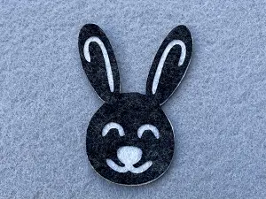 Аплікація з фетру <Заєць>