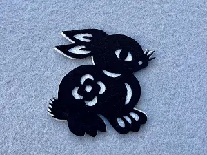 Аплікація з фетру <Заєць>