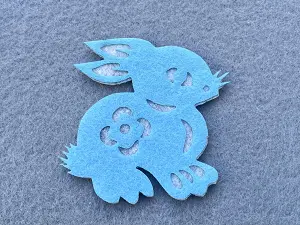 Аплікація з фетру <Заєць>