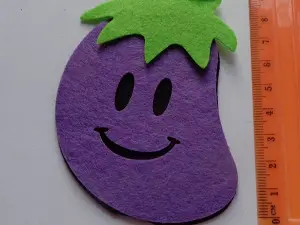 Аплікація-баклажан