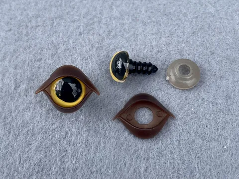 Глаза с веками - 2см