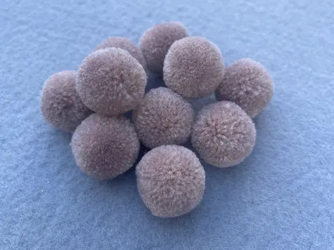 Намистини текстильні (Помпони) - 2см