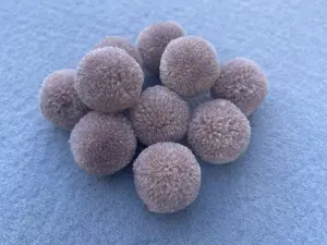 Намистини текстильні (Помпони) - 2см