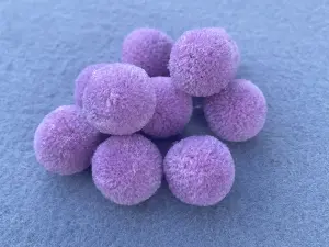 Намистини текстильні (Помпони) - 2см