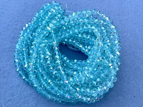 Кришталь Сфера (Рондель) - 6мм-10ниток