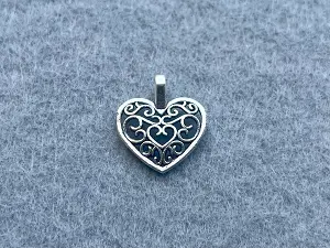 Підвіска Серце -10шт