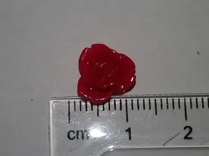 Кабошон трояндочка-10шт