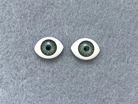 Очі овальні "Живі" - 10*14мм
