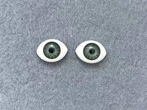 Глаза овальные "Живые"- 10*14мм