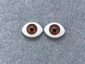Очі овальні "Живі" - 11*15мм