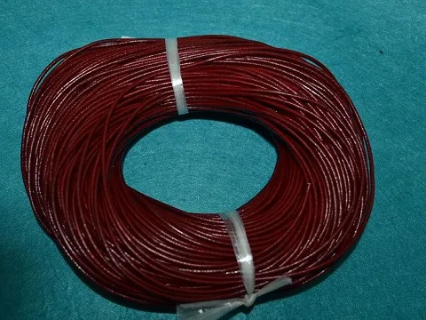 Шкіряний шнур-10метрів