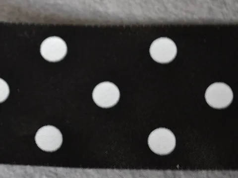 Стрічка атласна в горошок