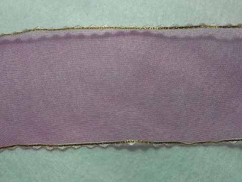 Стрічка органза-люрекс-5см