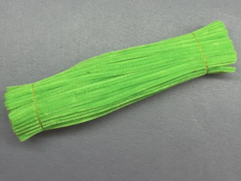 Синельная проволока 1 уп (90 шт) - Салатовый