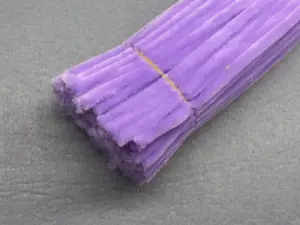 Синельний дріт 1 уп (90 шт) - Яскраво Бузковий