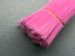 Синельний дріт 1 уп (90 шт) - Рожевий