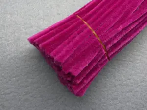 Синельний дріт 1 уп (90 шт) - Малиновий