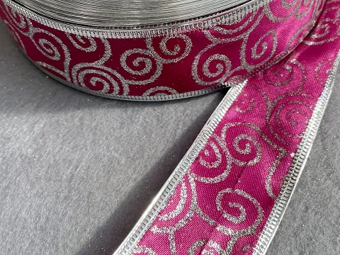 Новорічна стрічка-3,8см