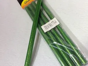 Клей силіконовий 10мм  зелений