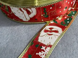 Новорічна стрічка-3,8см