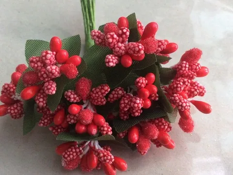 Тычинки на веточках