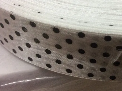 Стрічка атласна в горошок