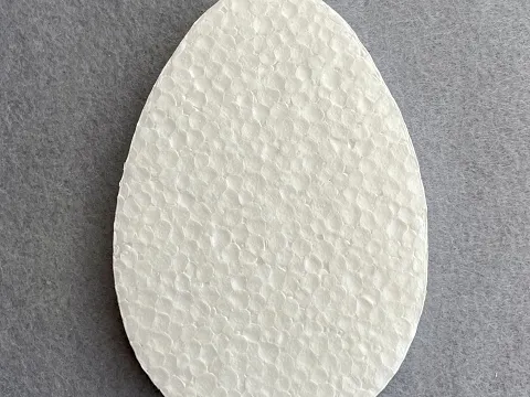 Заготівля з пінопласту-яйце 12см