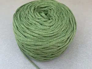 Бавовняний шнур,  Зелений, 4мм, 100 метрів.