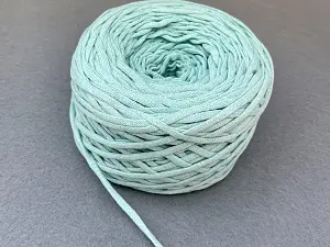 Бавовняний шнур, М'ятний, 4мм, 100 метрів.