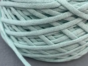 Хлопковый шнур, Мятный, 4мм, 100 метров.