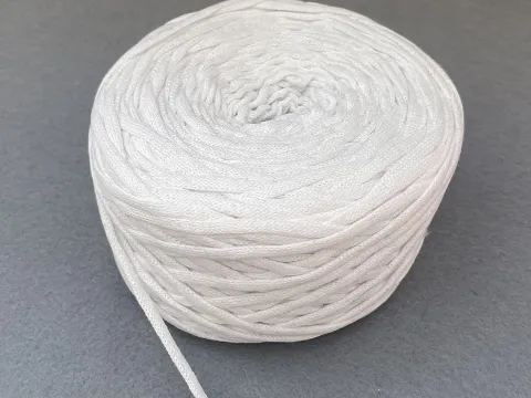 Бавовняний шнур, Білий, 4мм, 100 метрів.