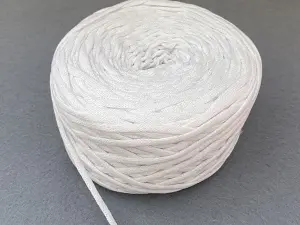 Бавовняний шнур, Білий, 4мм, 100 метрів.